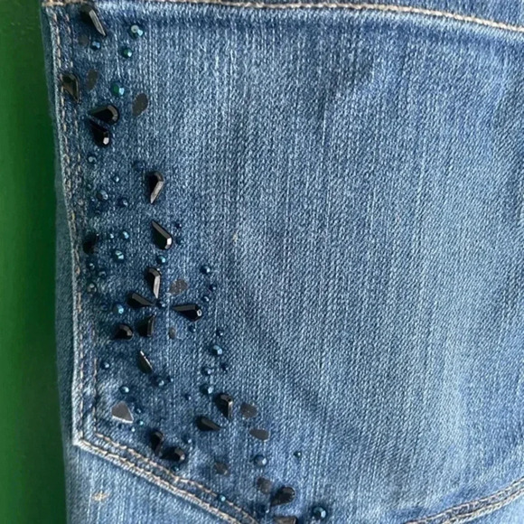 NYDJ Marilyn Straight Jeans Size 8P 8 Petite GUC! - Picture 6 of 7